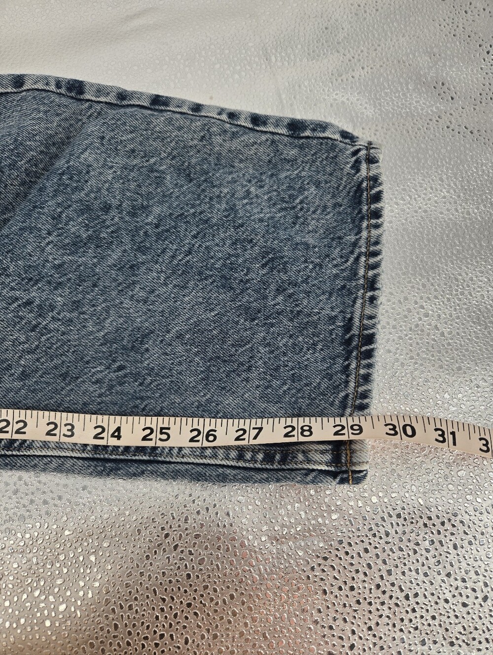 NWOT Gap high rise crossover barrel Jean Light Wash 27 4 - Picture 7 of 11